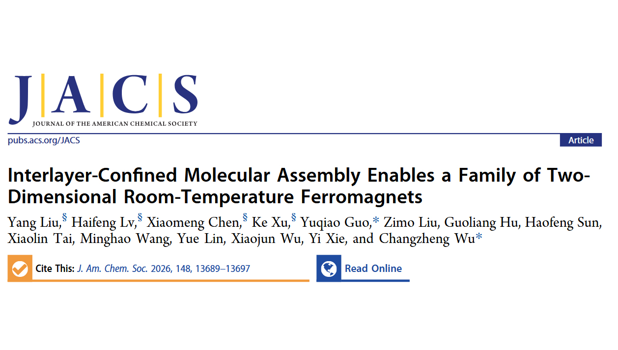 《JACS》室温下，我们"看见"了二维分子磁畴